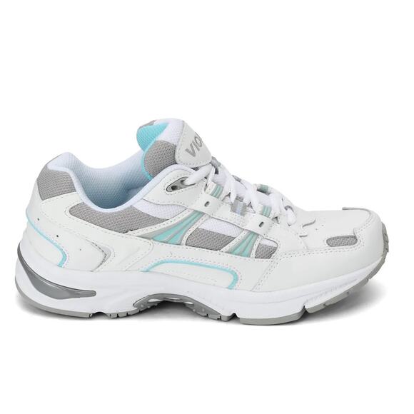 Vionic Walker White Blue Supportive Walking Shoes Women's 10.5 Orthopedic - Picture 1 of 9